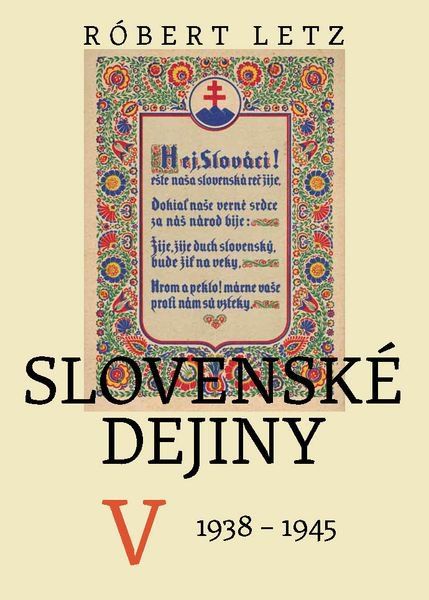 obálka Slovenských dejín V. od Róberta Letza