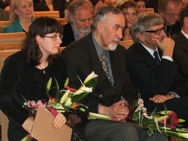 laureáti Ivana Dobrakovová a Stanislav Rakús