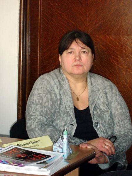 Miroslava Vallová, koordinátorka projektu