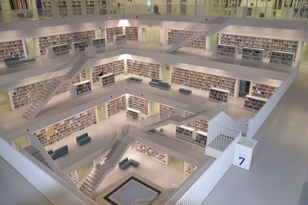 mestská knižnica v Stuttgarte